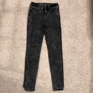 American Eagle Grey Washed Jeans